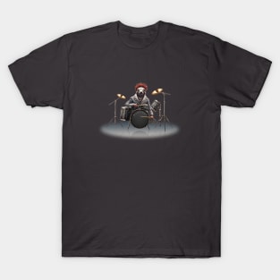 Steampunk Sloth Drummer T-Shirt